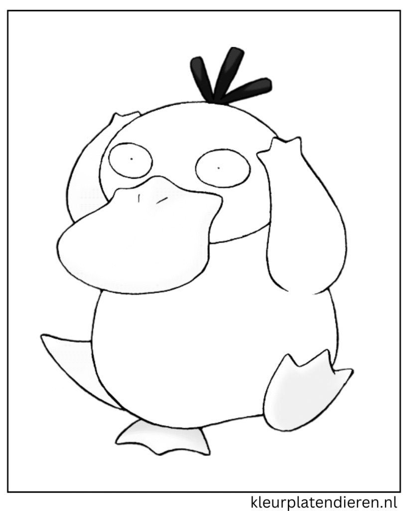Saidak Pokemon kleurplaat