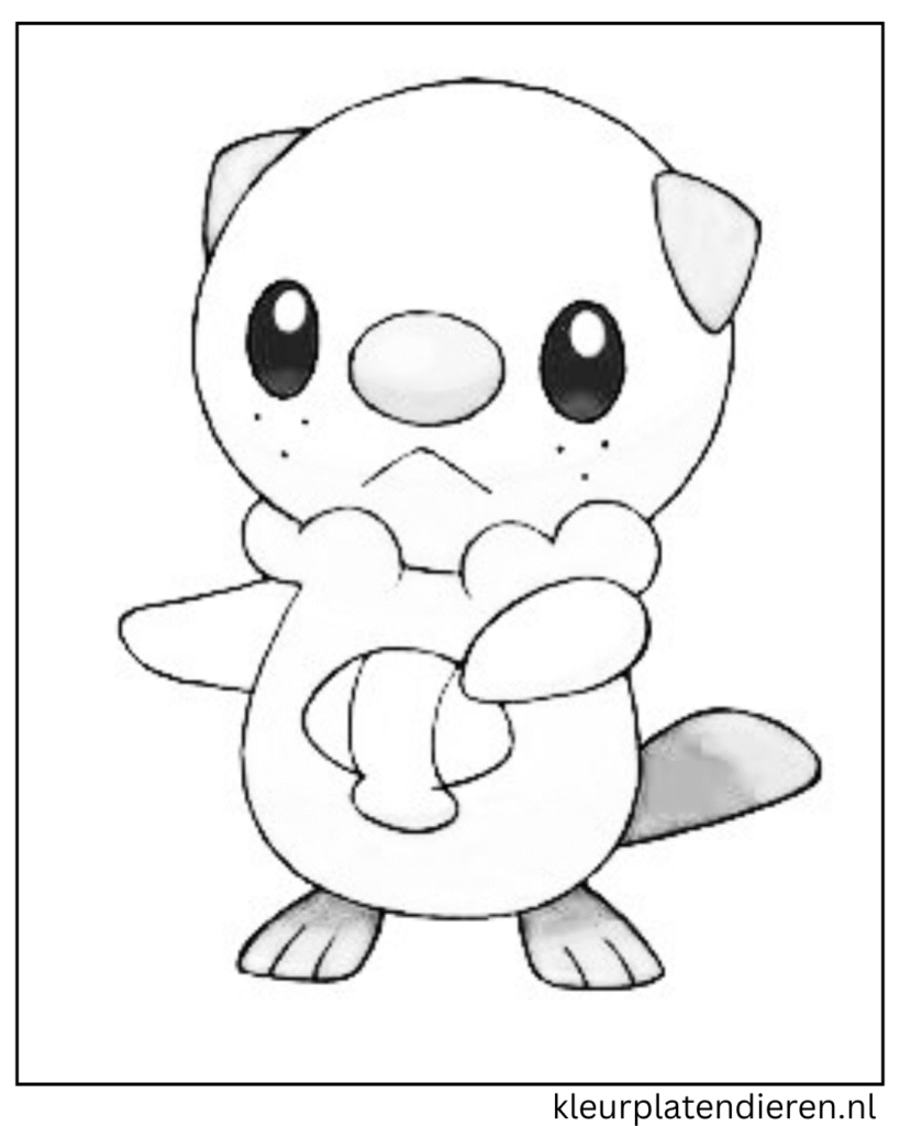 Pokemon kleurplaat